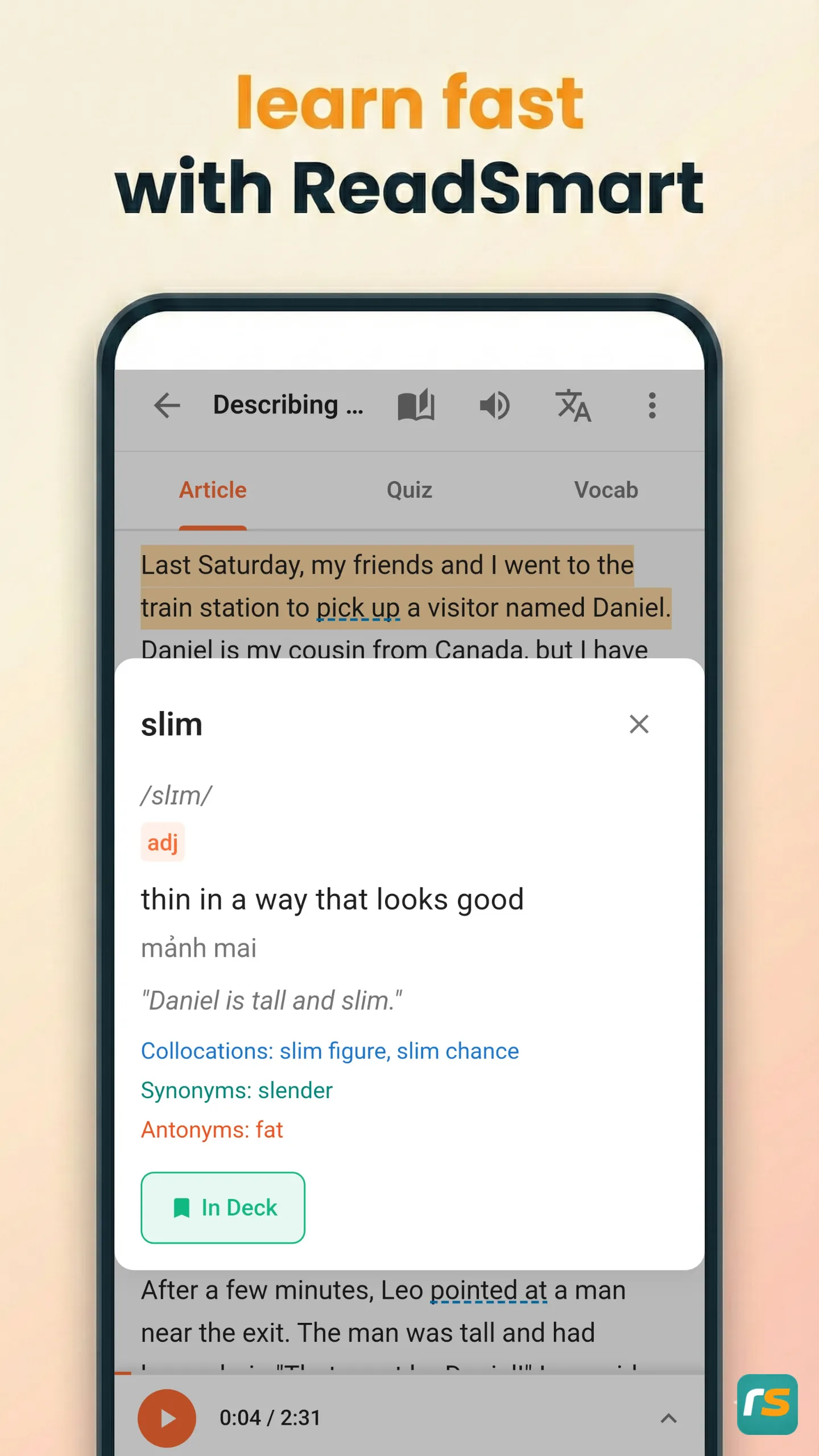 ReadSmart app screenshot 2